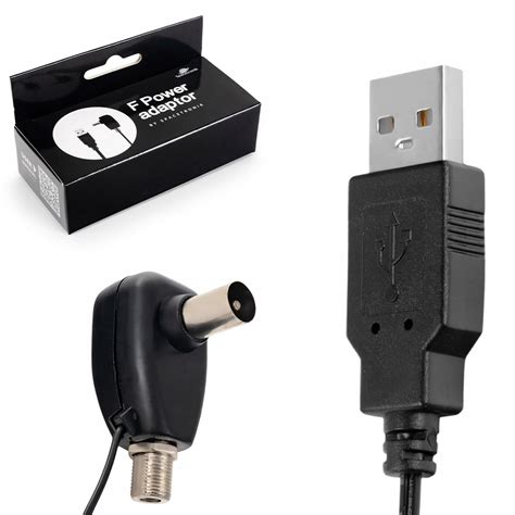 Zasilanie Do Anteny TV Na USB 5V Wtyk F Adapter Sklep Opinie Cena W