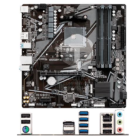 Motherboard Gigabyte B550M K - Technology