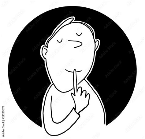 Bitte Ruhe Stock Illustration Adobe Stock