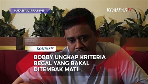 Wali Kota Medan Bobby Ungkap Kriteria Begal Yang Bakal Ditembak Mati