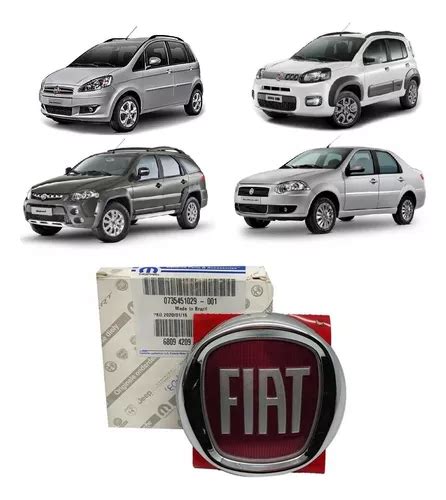 Emblema Tampa Traseira Fiat 500 Siena Uno Palio 735451029 MercadoLivre