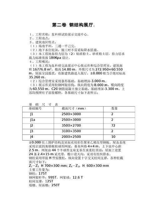 某钢结构展厅施工组织设计施工组织设计土木在线