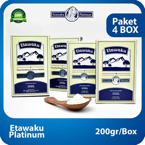 Jual Etawaku Platinum Paket Box Susu Kambing Etawa Murni Krimer