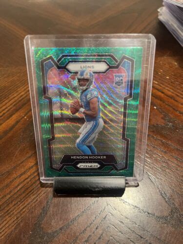 2023 Panini Prizm Rookies Green Wave Prizm 329 Hendon Hooker RC EBay