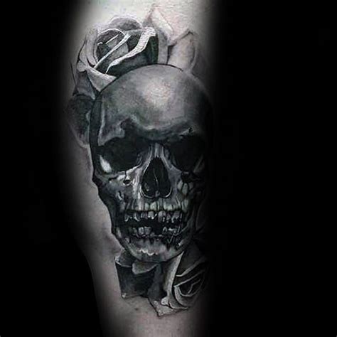 50 Realistic Skull Tattoos For Men Masculine Design Ideas Skull Tattoos For Men Skull