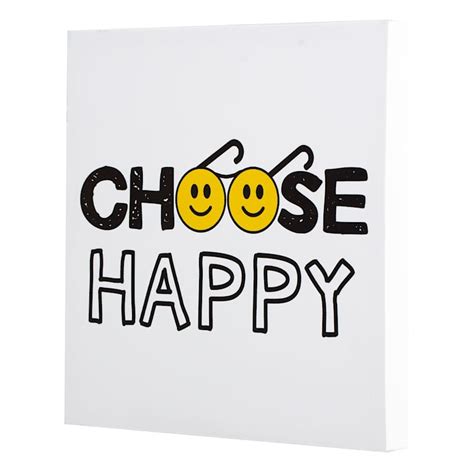 Choose Happy Canvas Wall Art 12