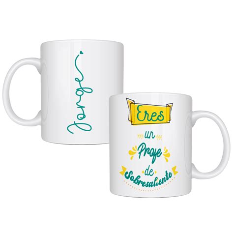 Taza Personalizada Para Profes Eres Un Profe De Sobresaliente