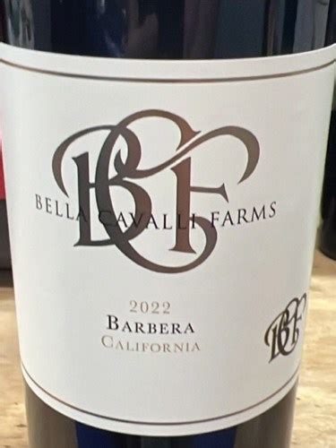 Bella Cavalli Farms Barbera Vivino Italia