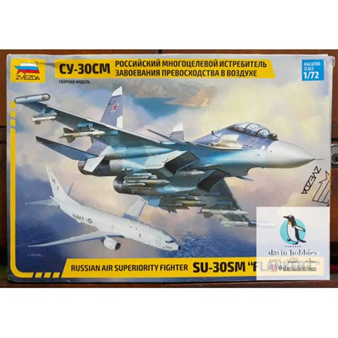 Jual Zvezda 1 72 Russian Air Superiority Fighter Sukhoi Su 30SM Flanker