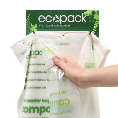 Ecopack Compostable Barrier Bags Pack Of By Ecobags And Ecopack