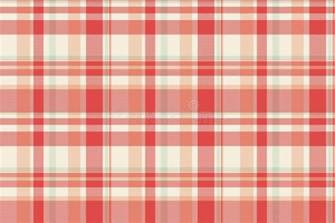 Texture Plaid Vector Of Textile Tartan Seamless With A Pattern Fabric Check Background Stock