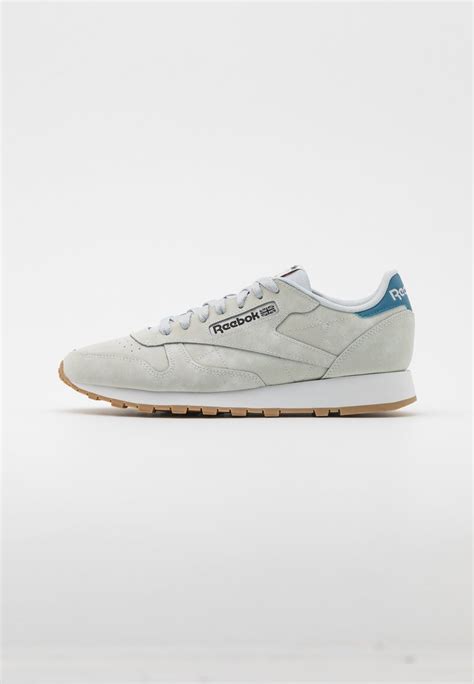 Reebok Classic Classic Leather Unisex Joggesko Pure Grey Steely Blue Grå Zalando No