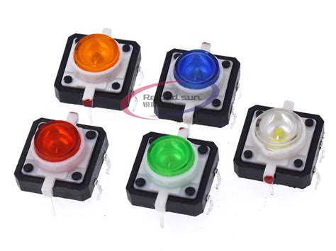 Interruptor De N T Ctil Pulsador Led Moment Neo Colores