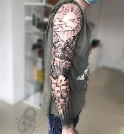 Top Best Forest Sleeve Tattoo Ideas Inspiration Guide In