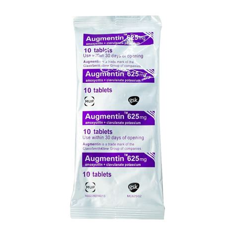 Augmentin 625 Mg 10 Tablets Bloom Pharmacy