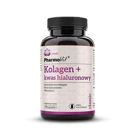 Pharmovit, Kolagen + Kwas Hialuronowy, Bezglutenowy, Suplement diety ...