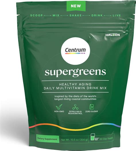 Amazon Centrum Supergreens Superfood Powder Multivitamin For