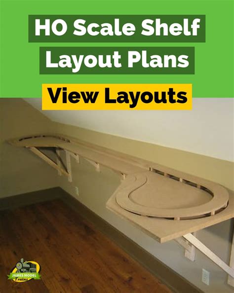 HO Scale Train Shelf Layout Plans for Model Railroad Builders | Model ...