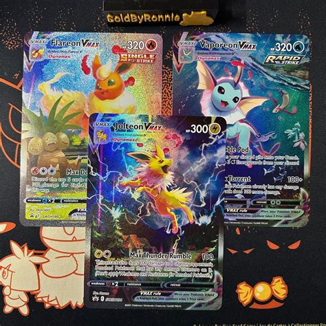 Pokemon Swsh Jumbo Black Star Promo Vaporeon Flareon Jolteon Vmax V Alt