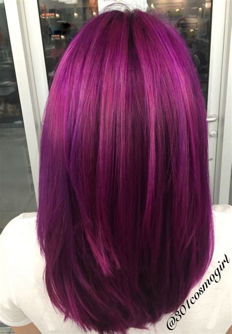 Violet Hair Colors, Magenta Hair, Hair Color Purple, Hair Color And Cut ...