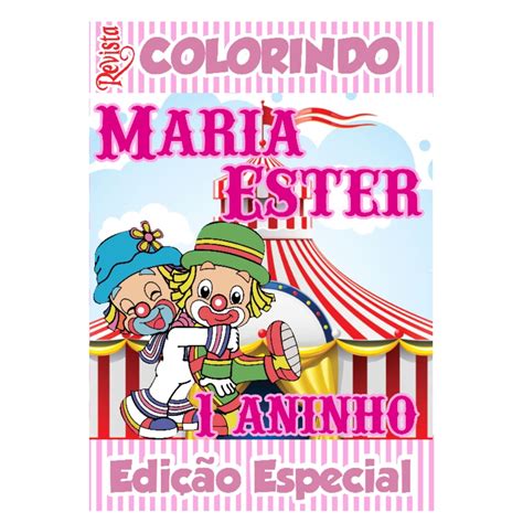 Livros De Colorir Personalizado Revistinha De Colorir Tema