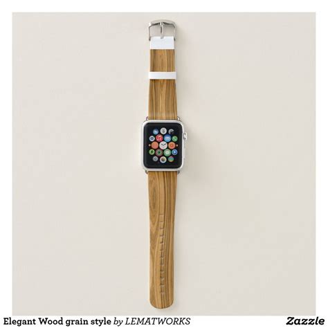 Elegant Wood Grain Style Apple Watch Band Watch Bands Apple Watch