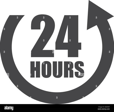 24 Hour Service Stock Vector Image And Art Alamy