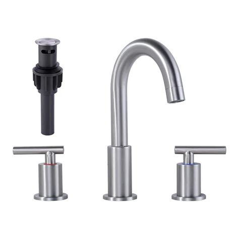 Arcora In Widespread Double Handle Hole High Arc Bathroom Faucet