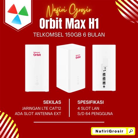 Jual Modem Wifi Telkomsel Orbit Max Huawei B Max H B Free