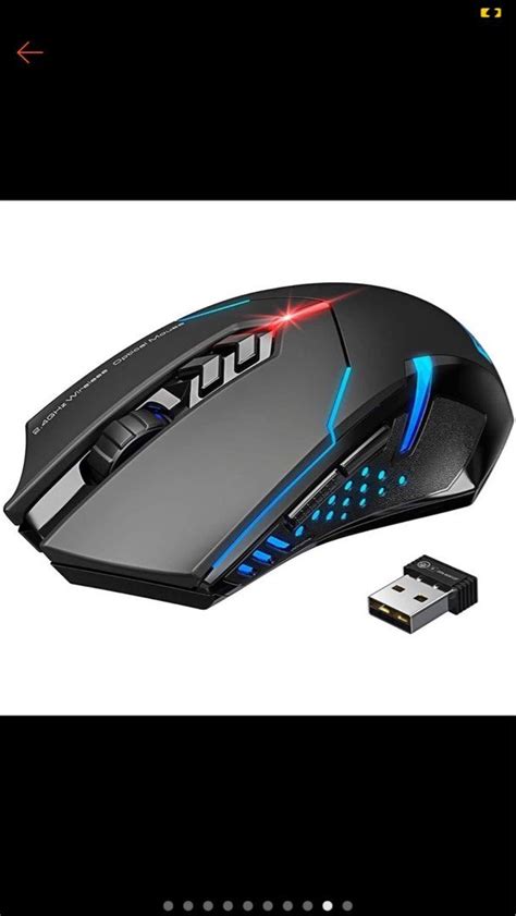 Victsing Wireless Gaming Mouse Breathing Backlit 7 Button Unique Silent