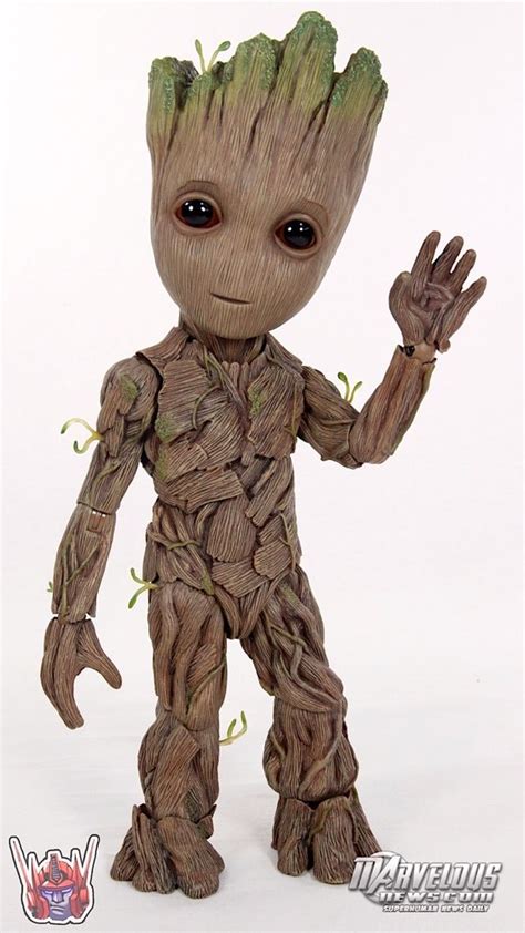 Guardians Of The Galaxy Vol 2 Hot Toys Groot Life Size Figure Video Review And Image Gallery