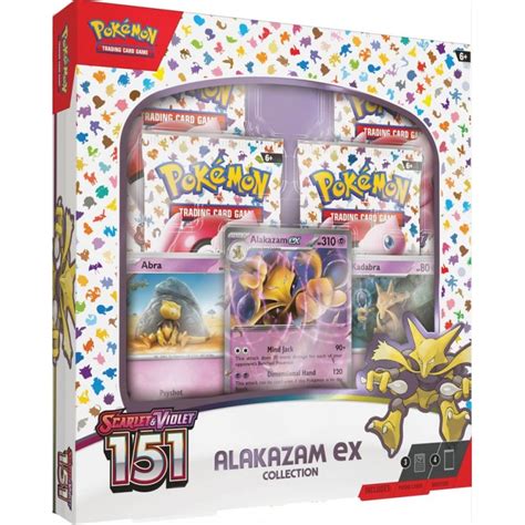 Preorder Pok Mon Tcg Scarlet And Violet Alakazam Ex Collection Box