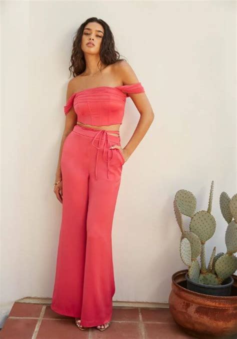 High Waist Palazzo Pants Outfit Casual Summer