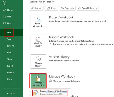 How To Recover Overwritten Excel File With No Previous Version