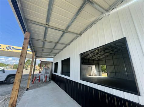 33x35 Metal Building In Heidenheimer Texas 76533 Wolfsteel Buildings