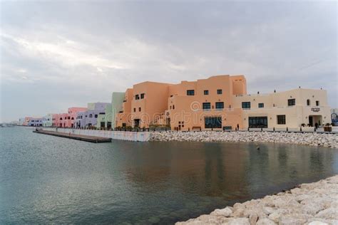 Old Doha Port in Mina District. Tourist Attractions in Qatar Editorial ...