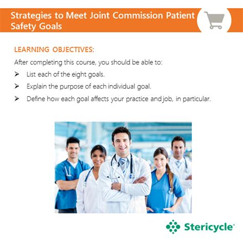 Strategies To Meet Joint Commission Patient Safety Goals Stericycle