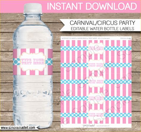 Free Printables Water Bottle Labels