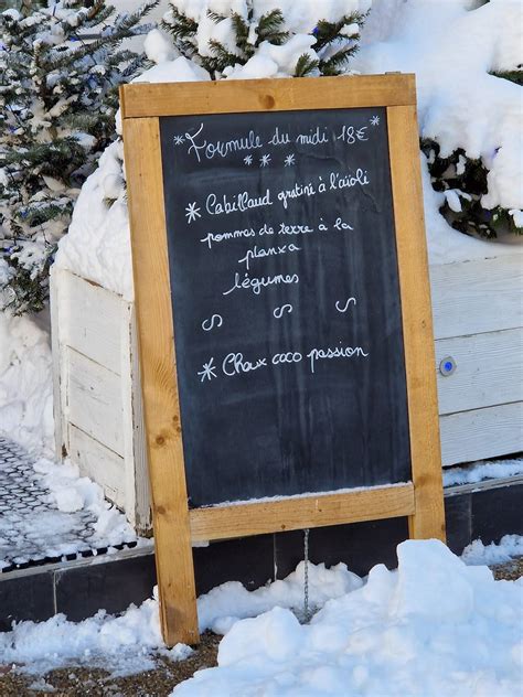 Menu Au La Table Des Saveurs Restaurant Font Romeu Odeillo Via