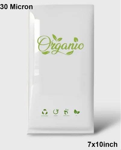 Without Handle Printed Compostable Biodegradable Grocery Bag Size In