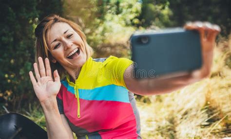 Female Tourist Blogger Shooting Video For Vlog Social Media With Mobile