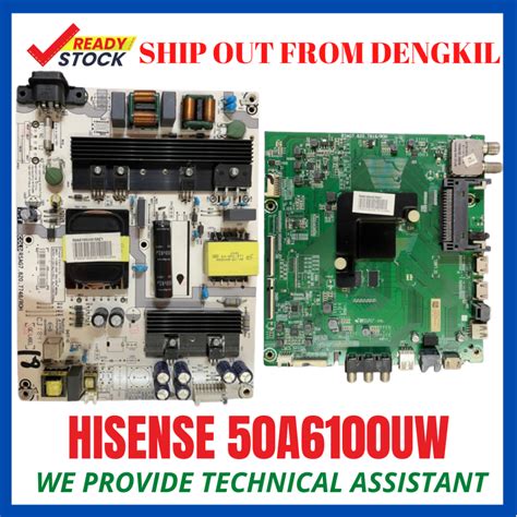 Hisense 50A6100UW Powerboard Mainboard Power Supply Board Ready Stock