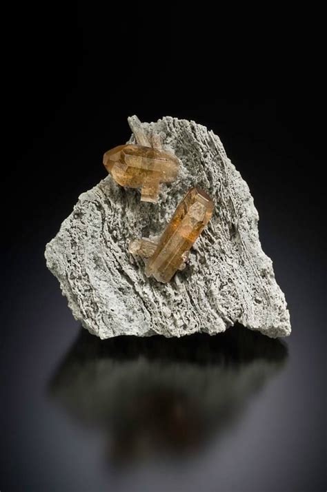 Topaz On Rhyolite Thomas Range Juab Co Utah USA Minerals