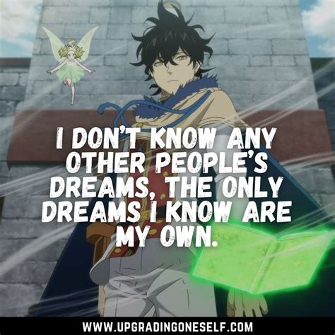 Top 17 Mind Blowing Quotes From The Black Clover For Motivation