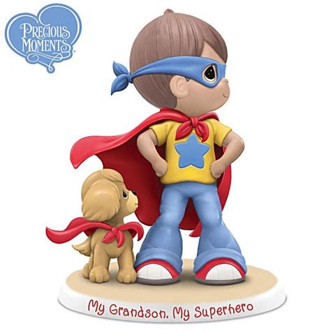 Precious Moments My Grandson My Super Hero Figurine Precious Moments Precious Moments