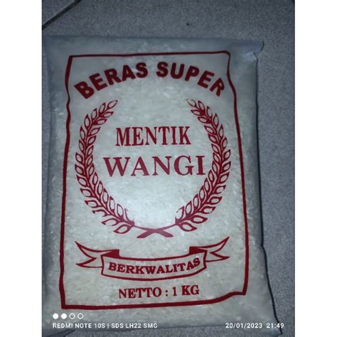 Jual Beras Mentik Wangi Delanggu Kg Shopee Indonesia