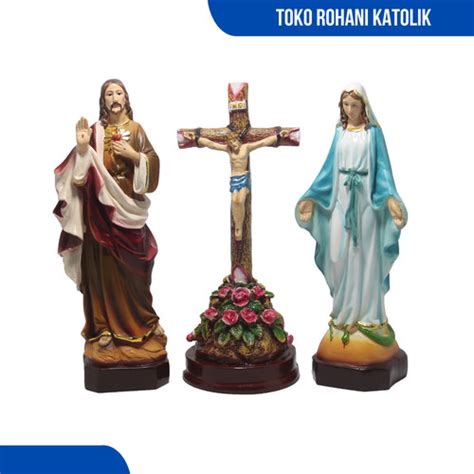 Jual PATUNG BUNDA MARIA DAN YESUS 1 SET SET DOA KATOLIK Kab Sleman