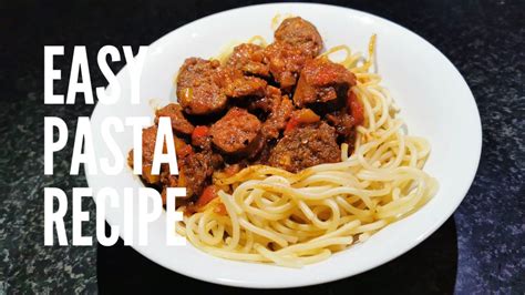 Easy Spaghetti And Wors Quick Meal Youtube