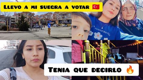 TENİA QUE DECİRLO BİEN CLARO LLEVO A Mİ SUEGRA A VOTAR Raquel