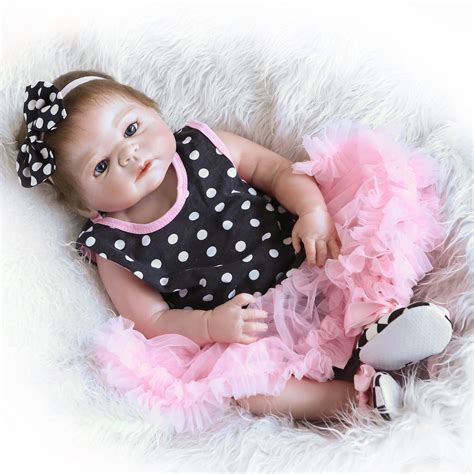 Full Body Silicone Reborn Baby Dolls Girl Realistic Anatomically ...
